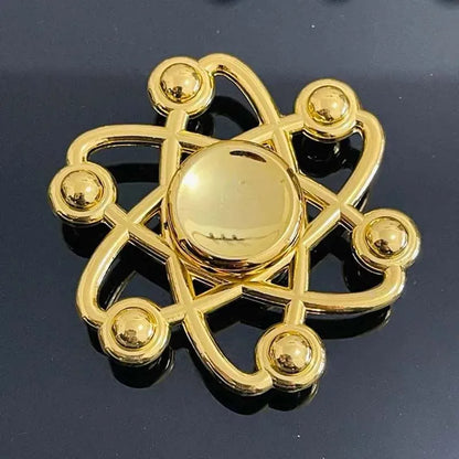 Gold Fingertip Gyro Toys(10) Creativity Hand Spinner Zinc Alloy Metal Fidget King of Glory Weapon Series Kids Stress Funny Toys