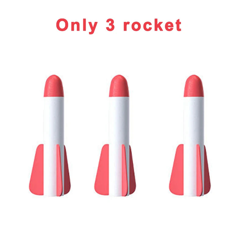 Kids Toy Rocket Launcher Foot Pump Soaring Rocket Toys Child Foam Rocket & Jump Air Launch Pad Outdoor Sport Games For Children
