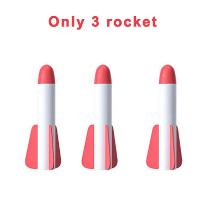 Kids Toy Rocket Launcher Foot Pump Soaring Rocket Toys Child Foam Rocket & Jump Air Launch Pad Outdoor Sport Games For Children