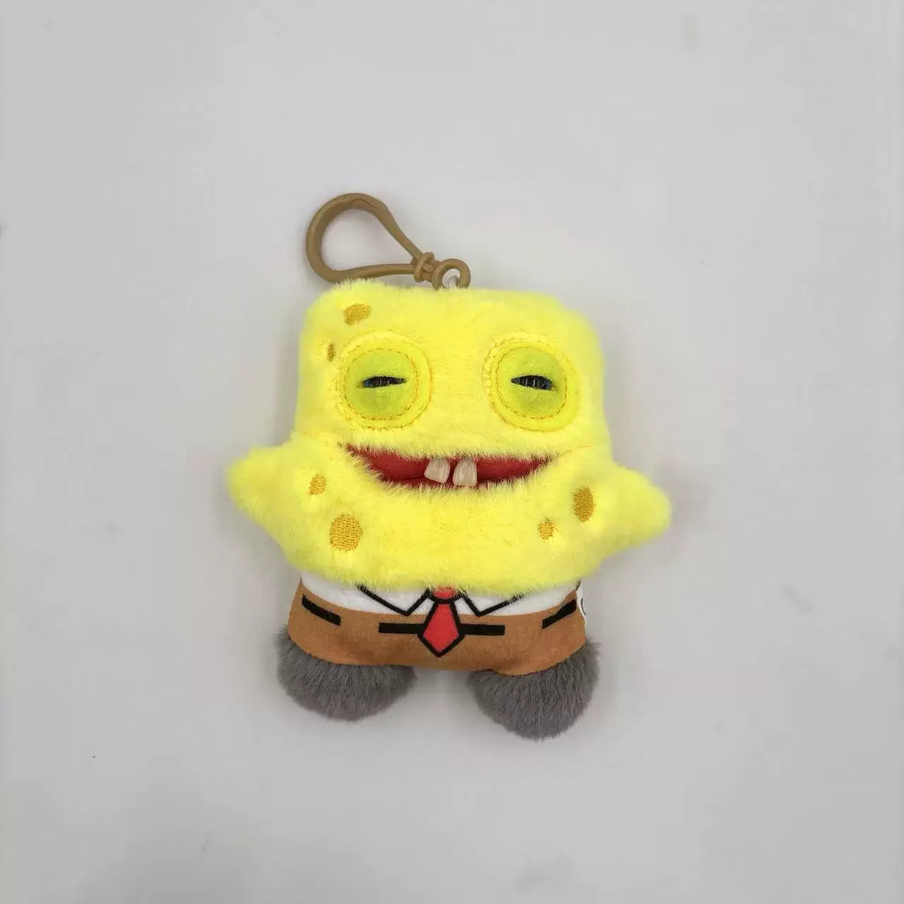 Fuggler Spongebob Squarepants Patrick Star Series Plush Toys Little Monsters Funny Ugly Monster Tooth Keychain Pendant Hot Gifts