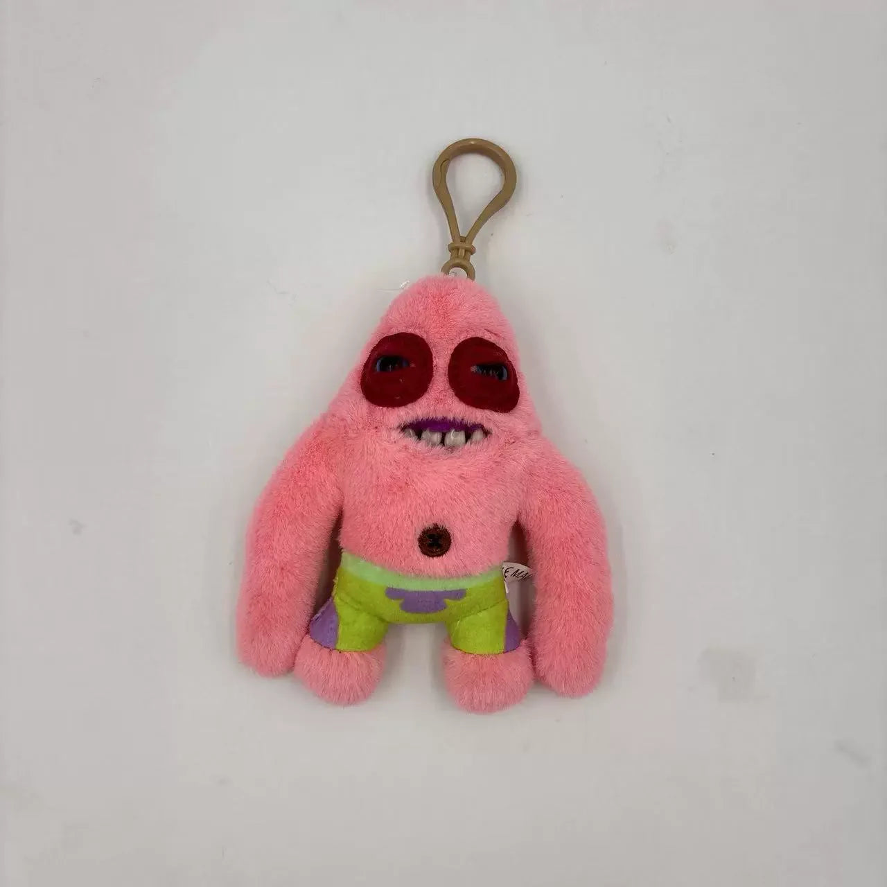 Fuggler Spongebob Squarepants Patrick Star Series Plush Toys Little Monsters Funny Ugly Monster Tooth Keychain Pendant Hot Gifts