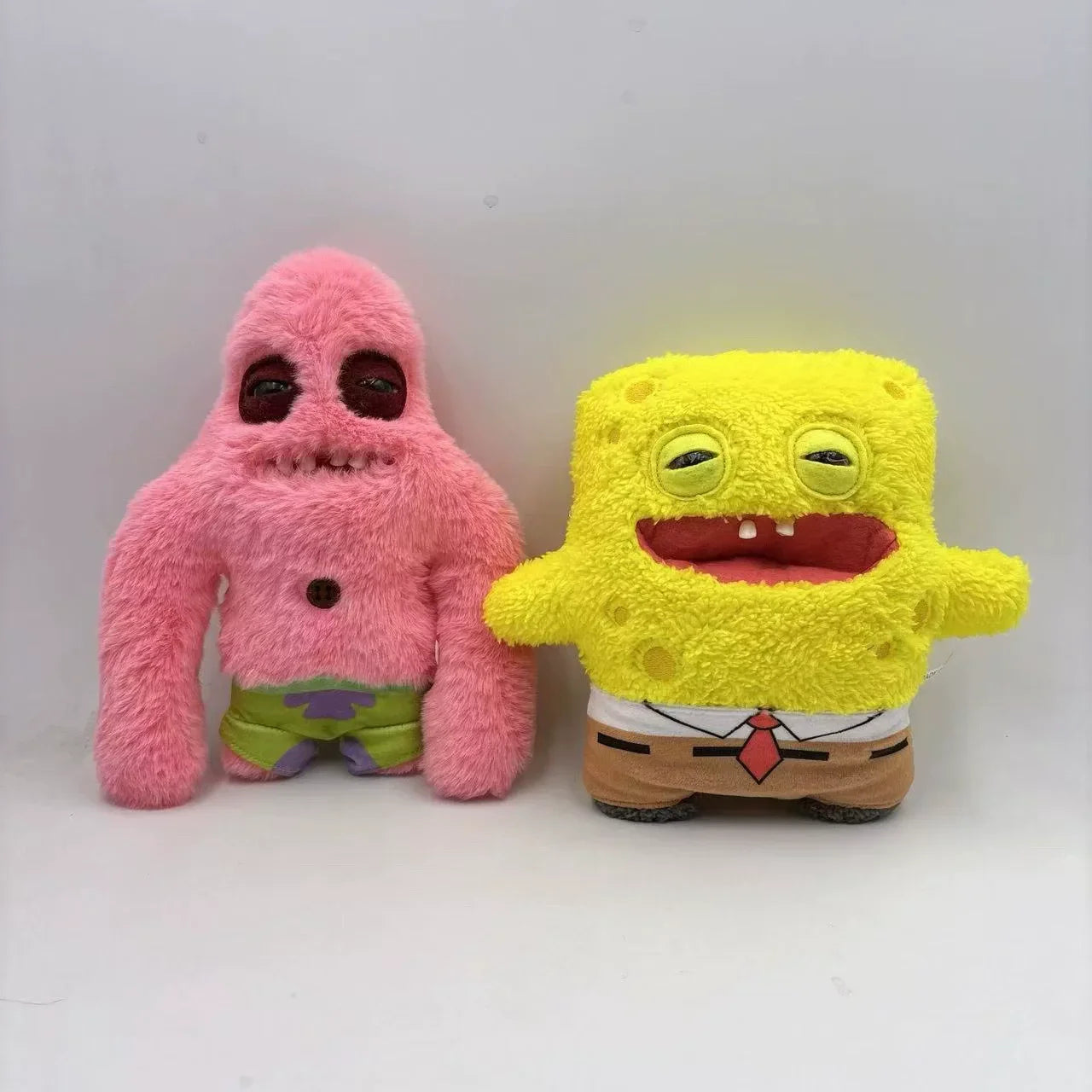 HOT Fuggler Spongebob Squarepants Patrick Star Series Plush Toy Little Monsters Funny Ugly Monster Tooth Birthday Christmas Gift